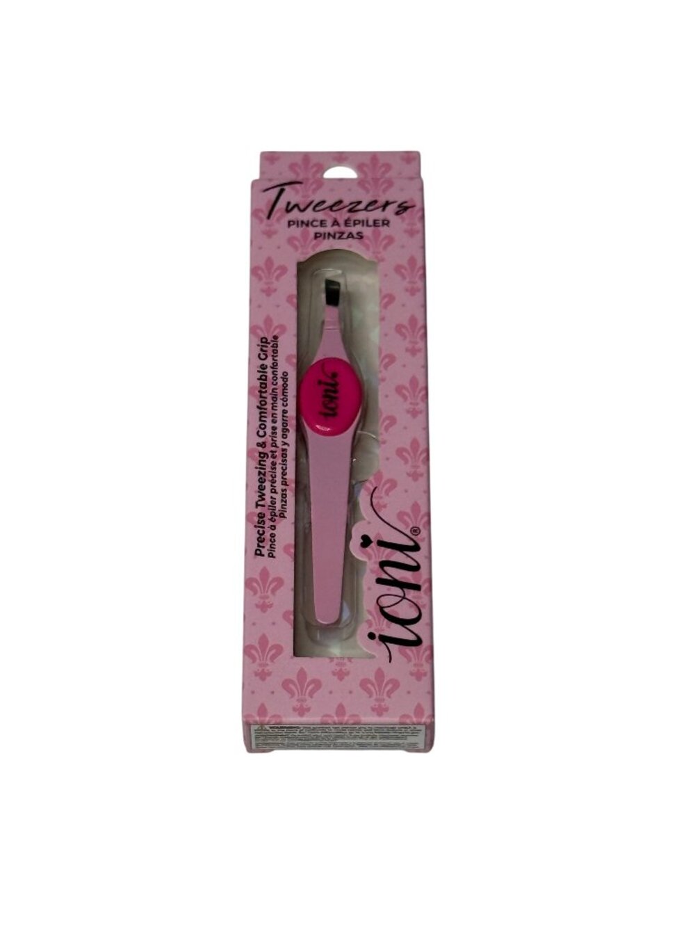 Ioni Pink Tweezers – Precision Slant Tip Hair Removal Tool NWT